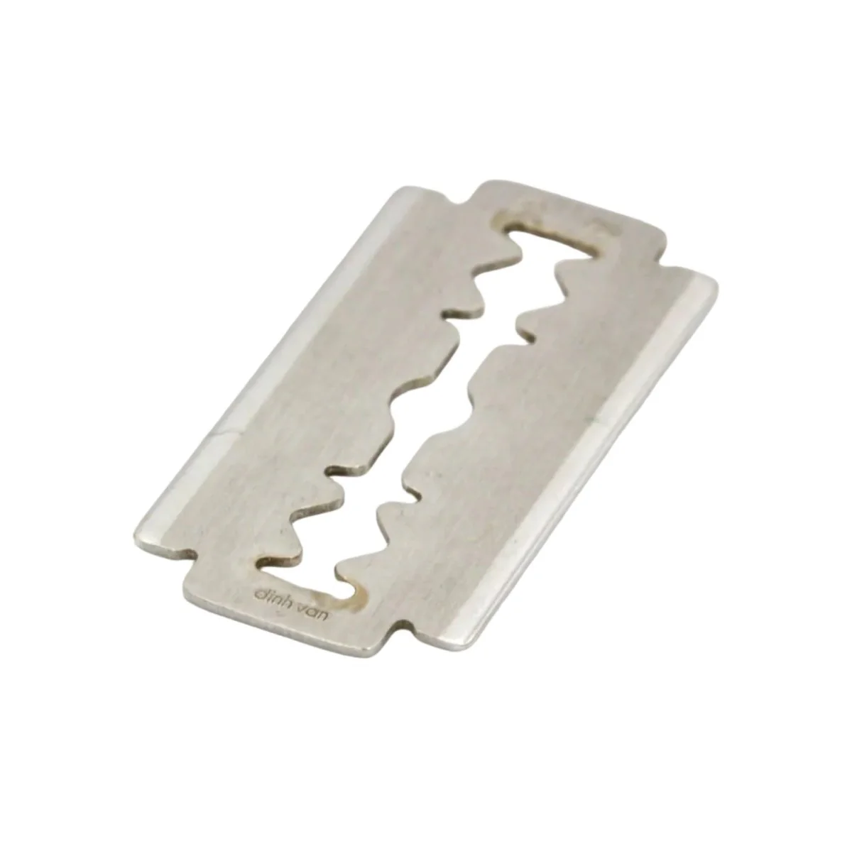 Pendentif DINH VAN "Lame de Rasoir" en or blanc - Image 2