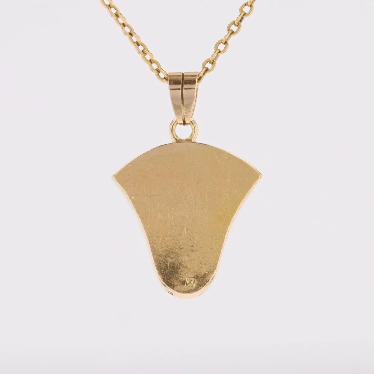 Pendentif égyptien en or jaune et émail - Image 9