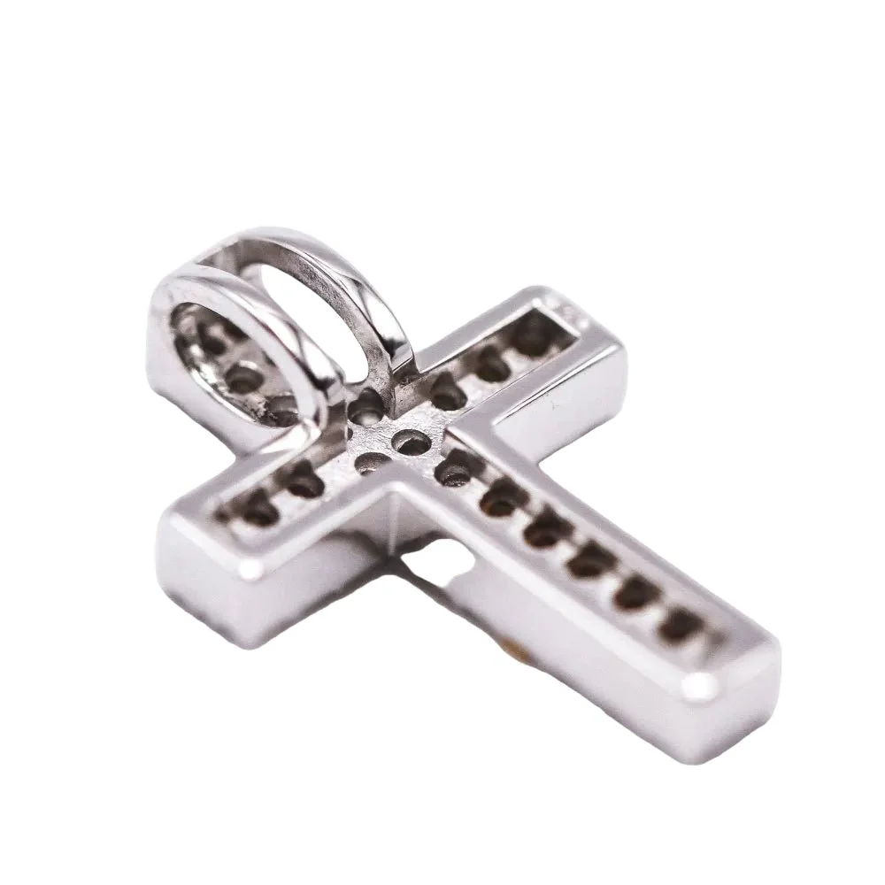 Pendentif en or blanc et diamants - Image 3