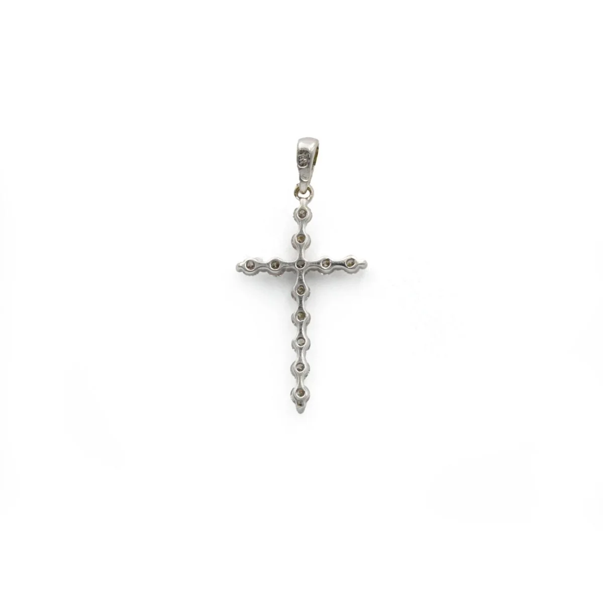 Pendentif en or blanc et diamants - Image 2