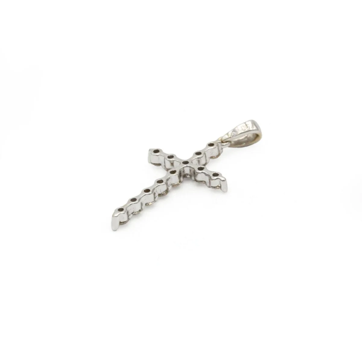 Pendentif en or blanc et diamants - Image 4