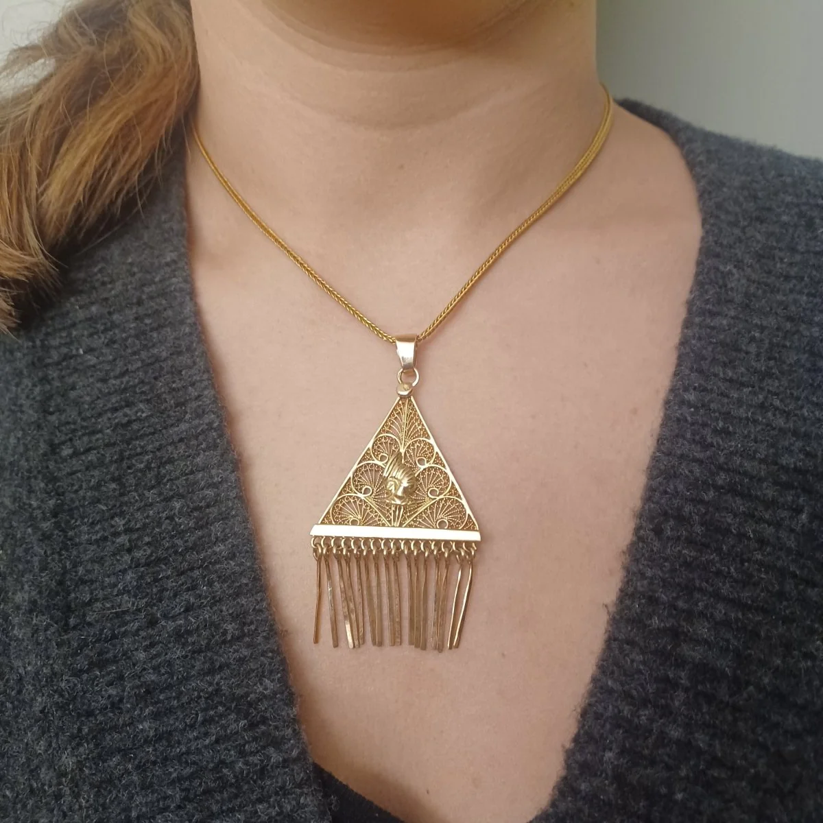 Pendentif en or champagne - Image 2