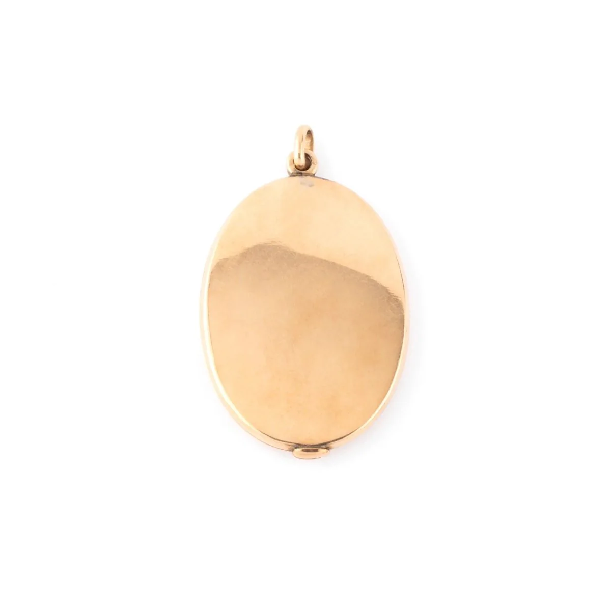 Pendentif en or jaune oval - Image 2