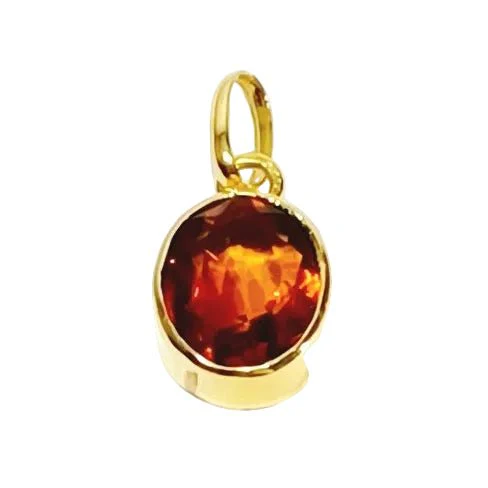 Pendentif en or jaune et citrine - Image 5