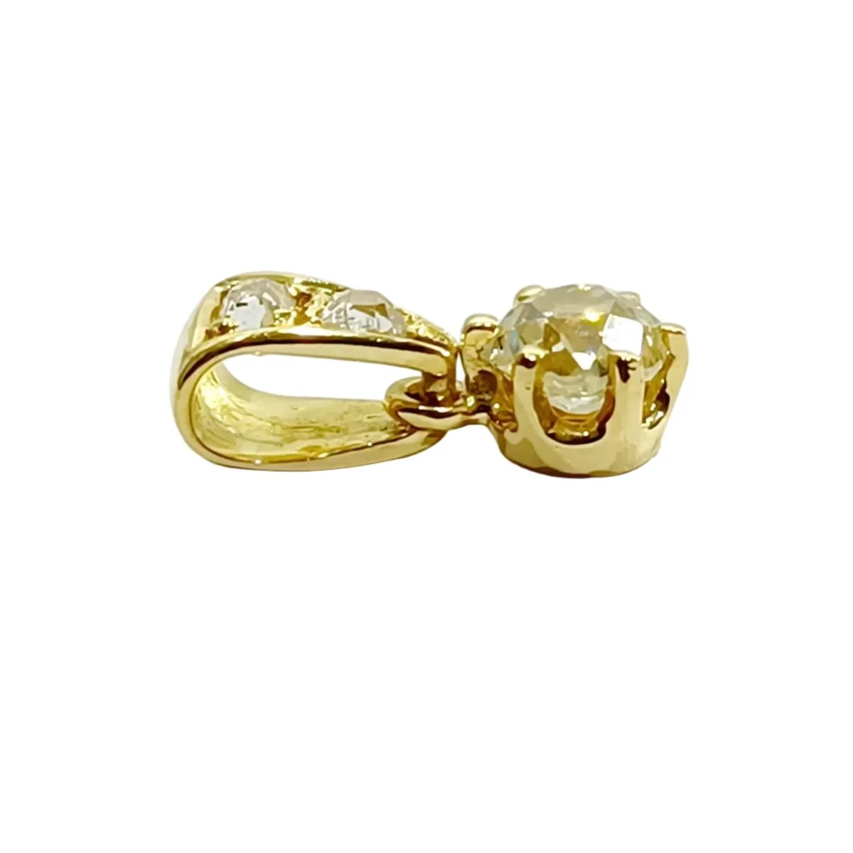 Pendentif en or jaune et diamants - Image 5