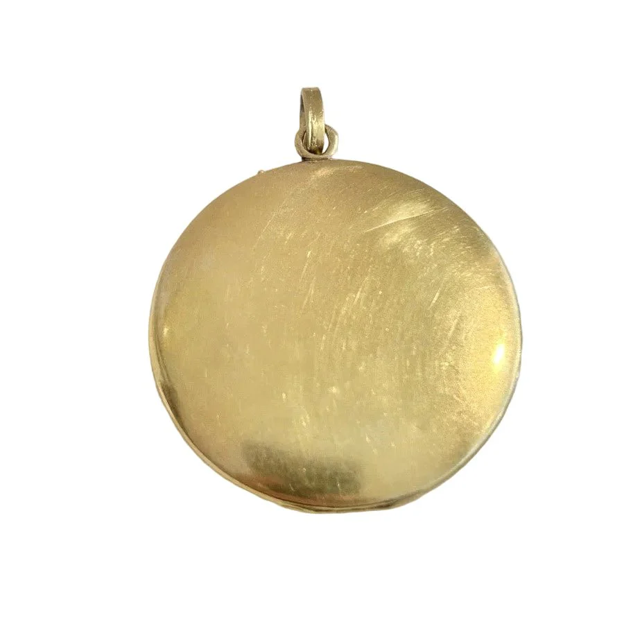 Pendentif en or jaune, saphirs et diamants - Image 3