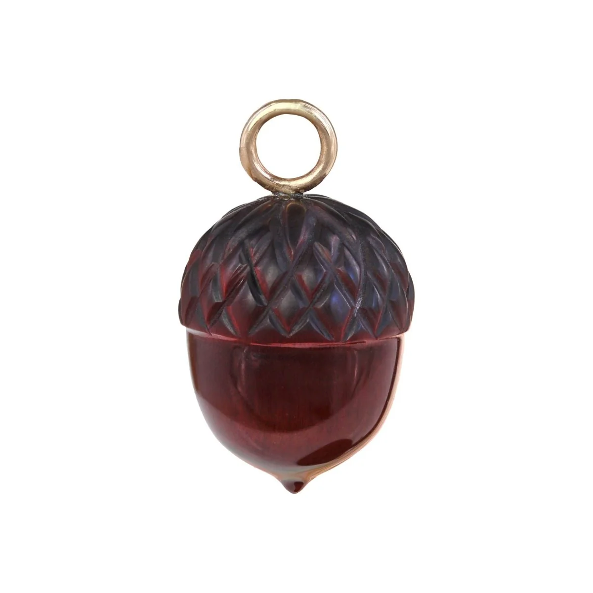Pendentif en or jaune et oeil de tigre - Image 3