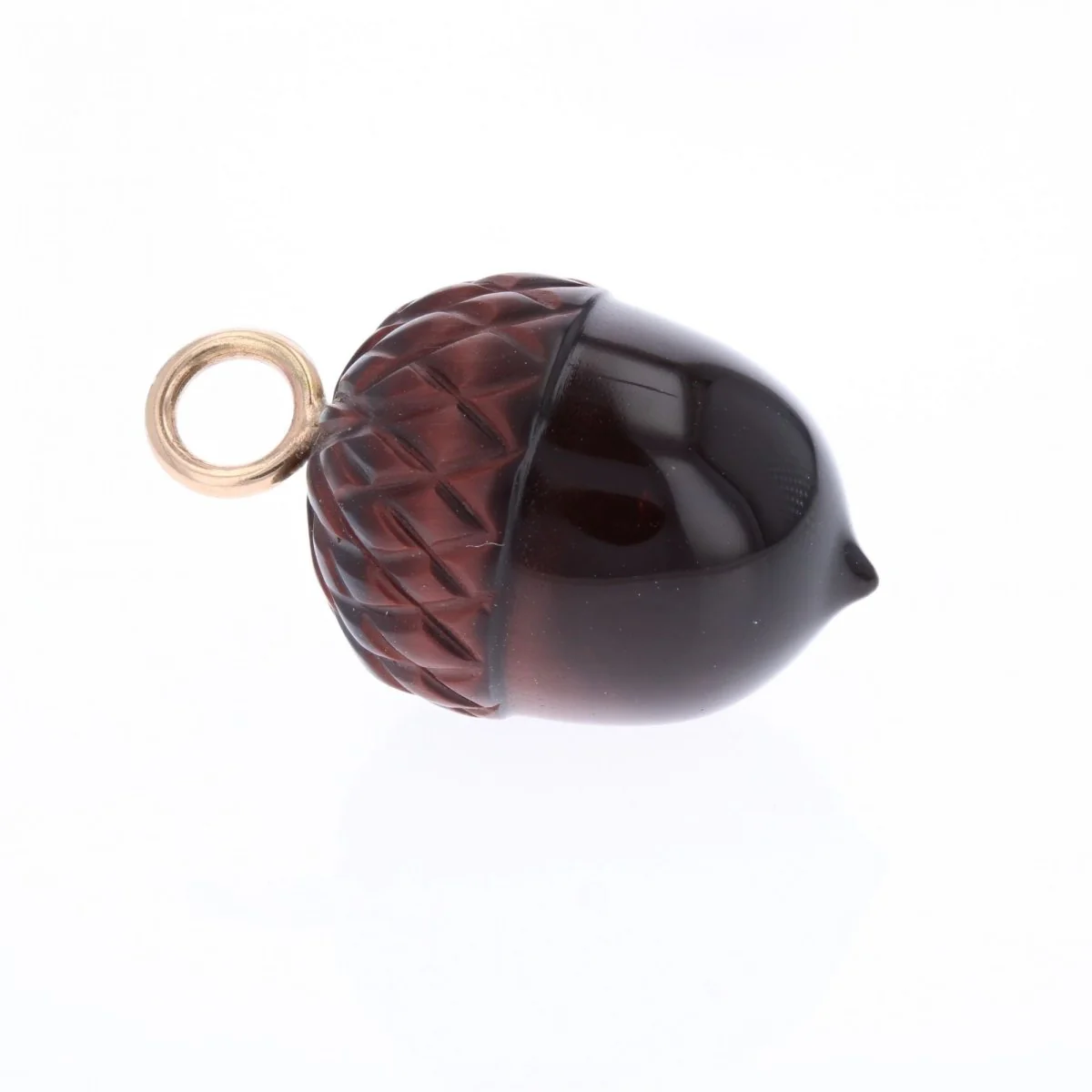 Pendentif en or jaune et oeil de tigre - Image 4