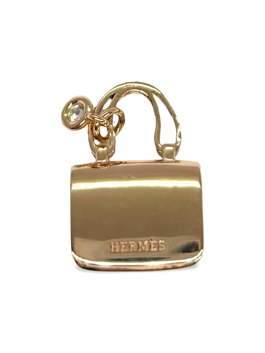 Pendentif HERMÈS "Constance" en or rose et diamant - Image 5