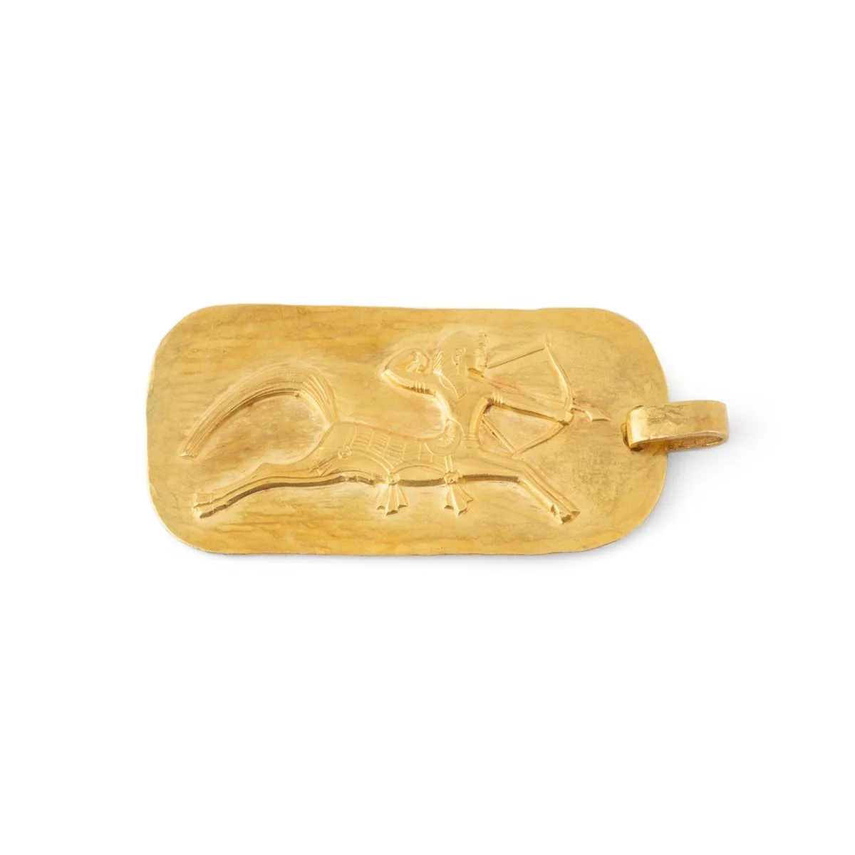 Pendentif O.J PERRIN par GEORGES LENFANT "Sagittaire" en or jaune