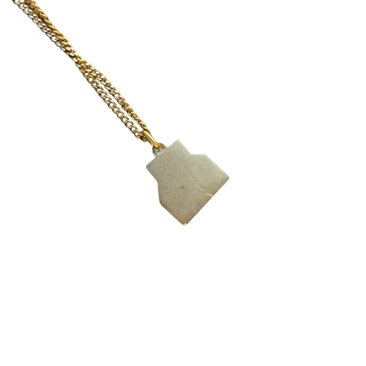 Pendentif AUGIS en or jaune et rubis - Image 3