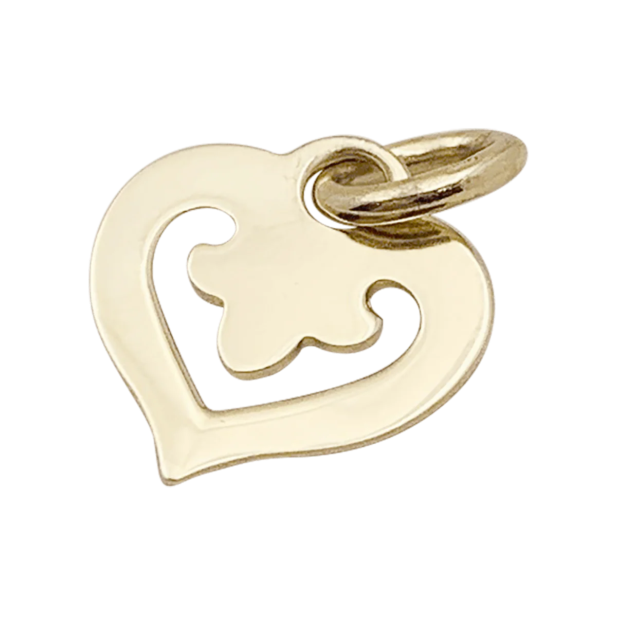 Pendentif O.J.Perrin, "Coeur Légendes", or jaune. - Image 2
