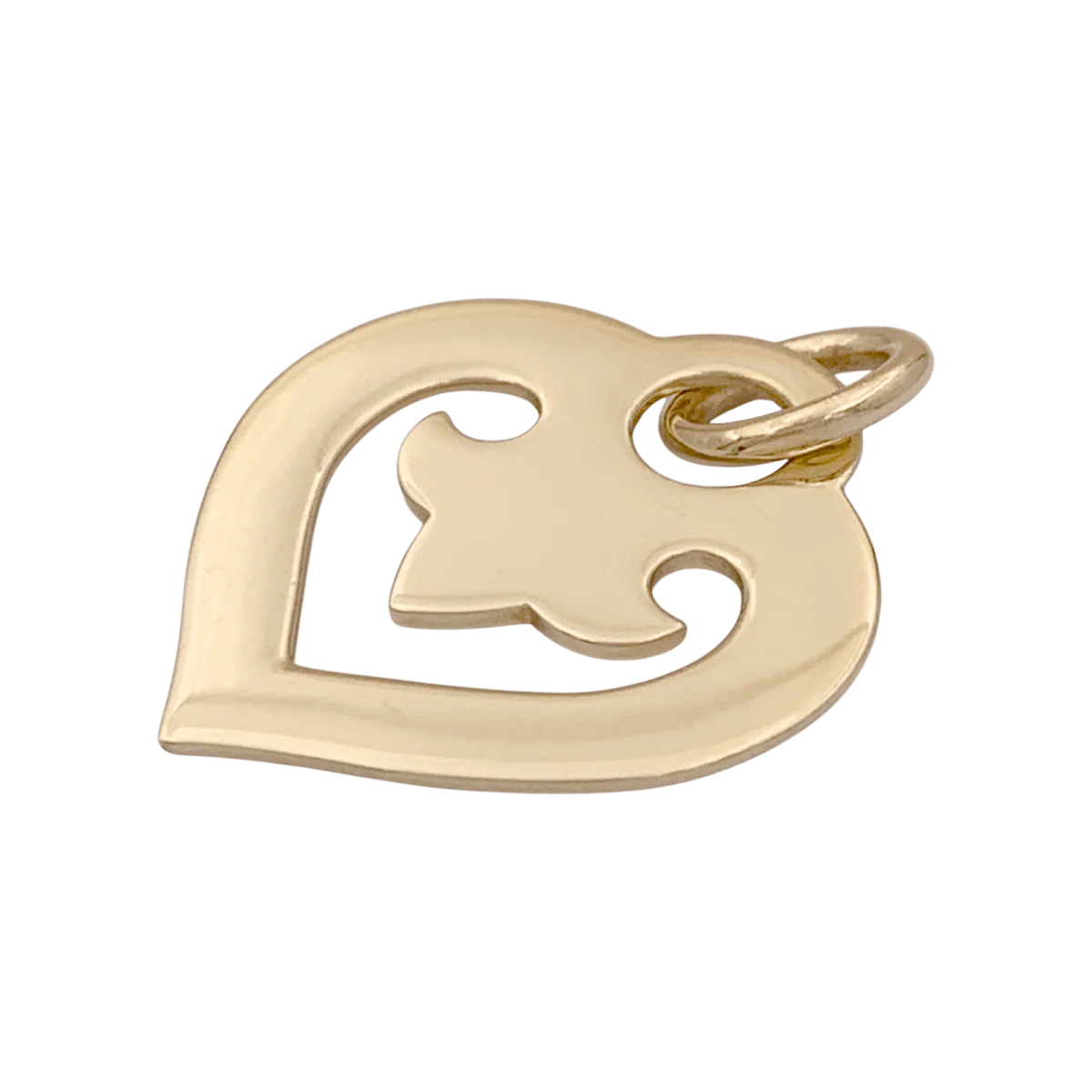 Pendentif OJ.PERRIN "Coeur Légendes" en or jaune - Image 4