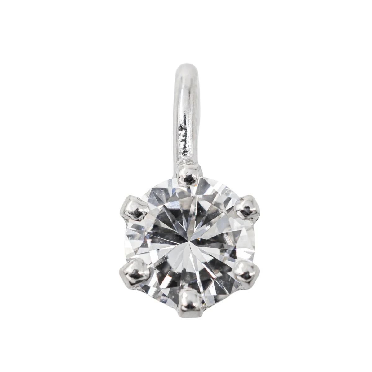 Pendentif Or blanc Diamant
