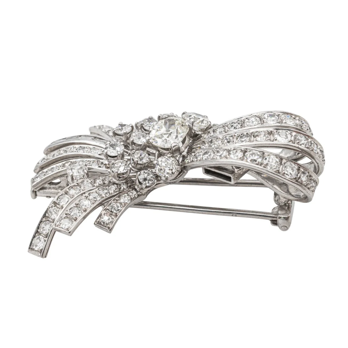 Pendentif Or blanc Diamant - Image 3