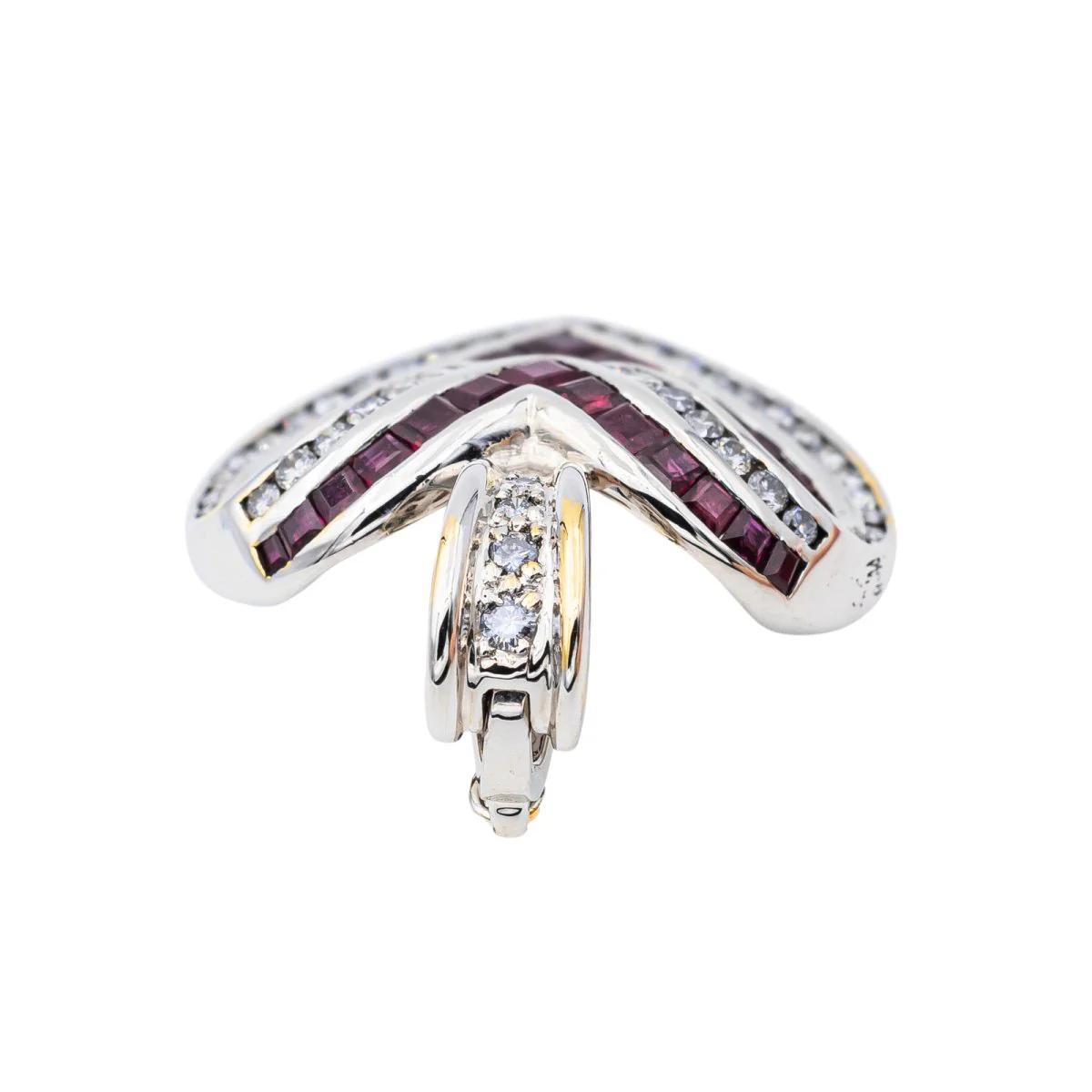 Pendentif Or blanc Diamant - Image 6
