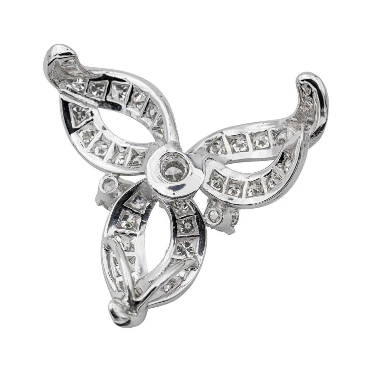 Pendentif en or blanc et diamants - Image 6