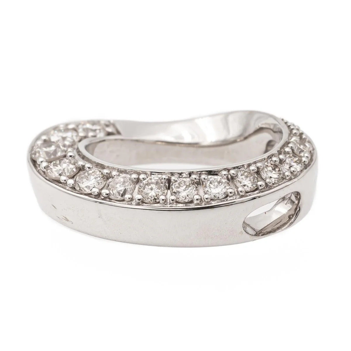 Pendentif Or blanc Diamant - Image 3