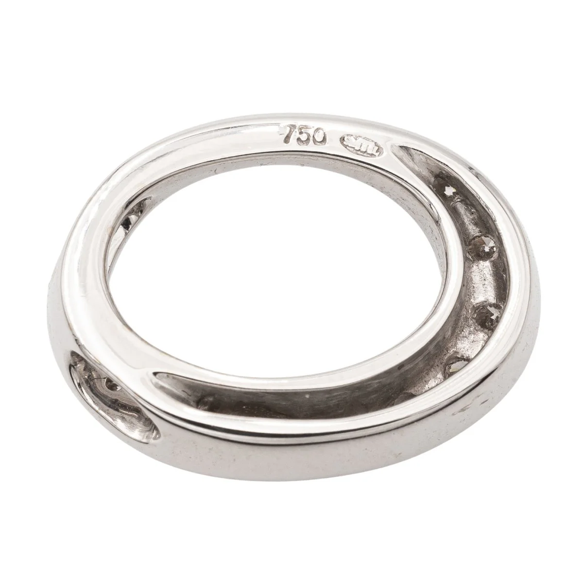 Pendentif Or blanc Diamant - Image 4