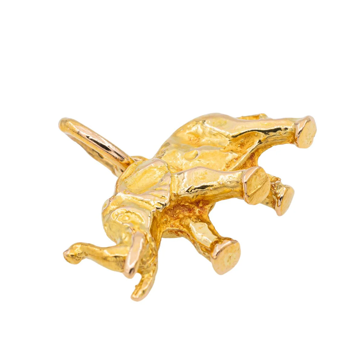 Pendentif élépjant en or jaune - Image 4
