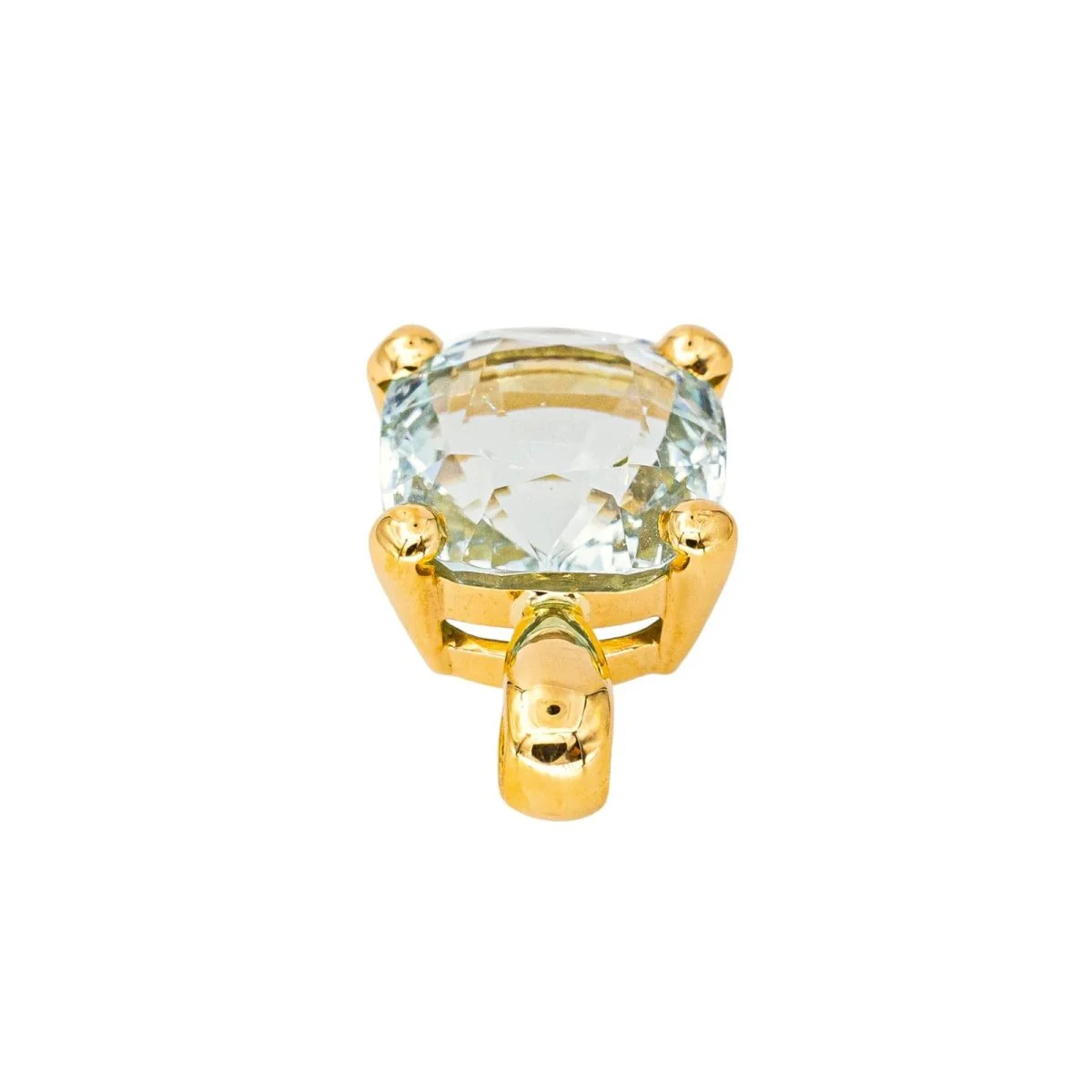 Pendentif en or jaune et aigue-marine - Image 6