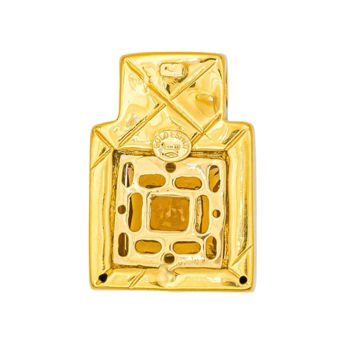 Pendentif en or jaune et citrine - Image 6