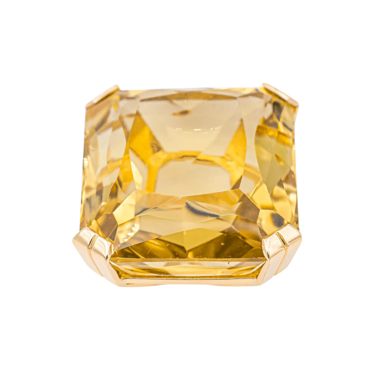 Pendentif en or jaune et citrine - Image 6