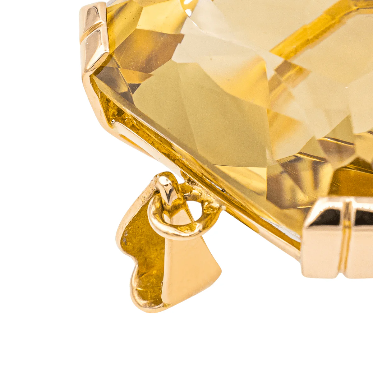 Pendentif en or jaune et citrine - Image 7