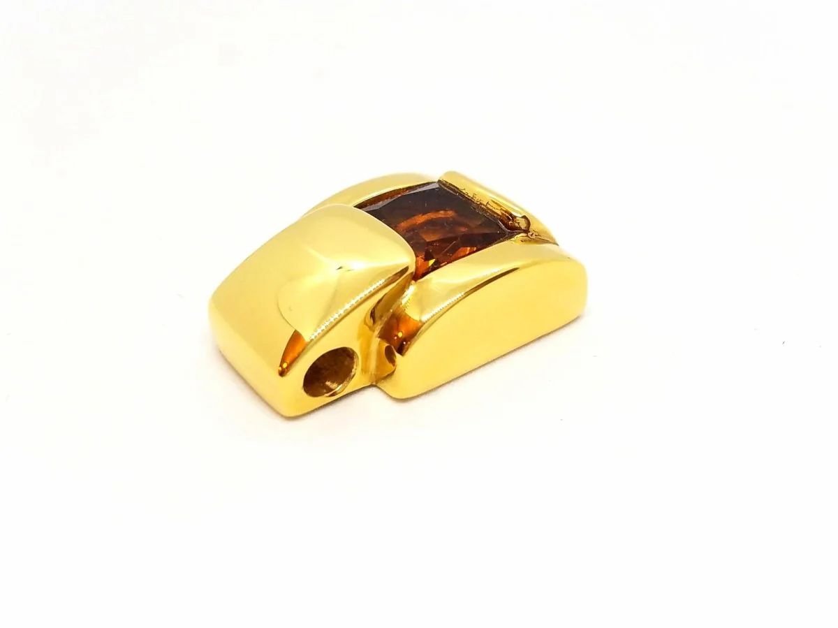Pendentif en or jaune et citrine - Image 4