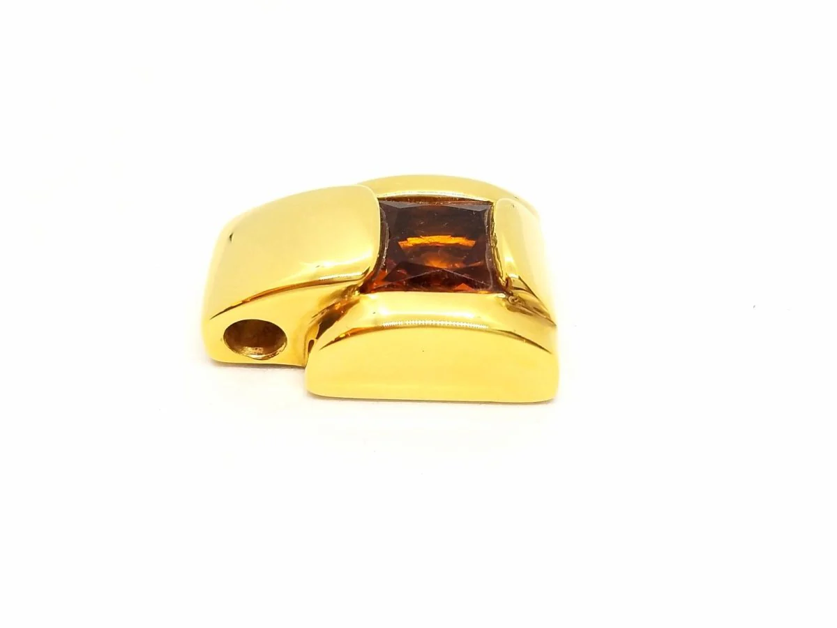Pendentif en or jaune et citrine - Image 5