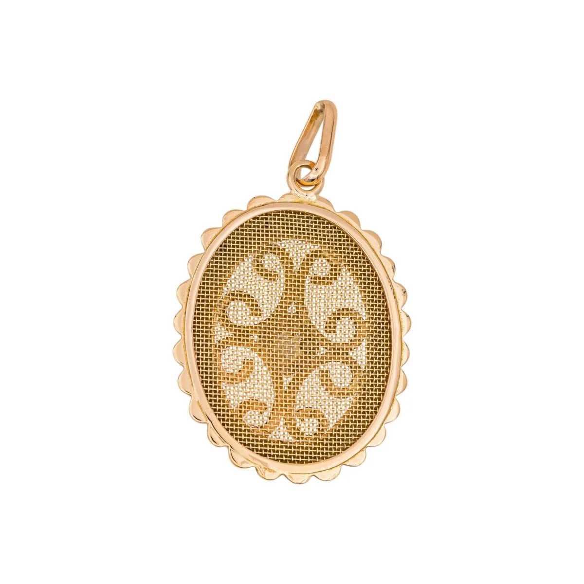 Pendentif en or jaune et perle - Image 2