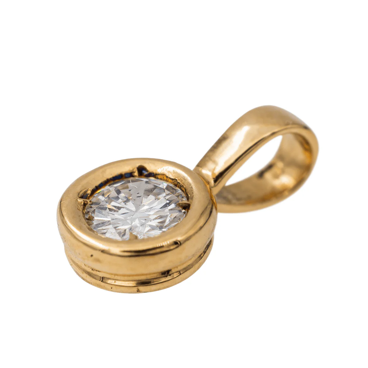 Pendentif Or jaune Diamant - Image 2