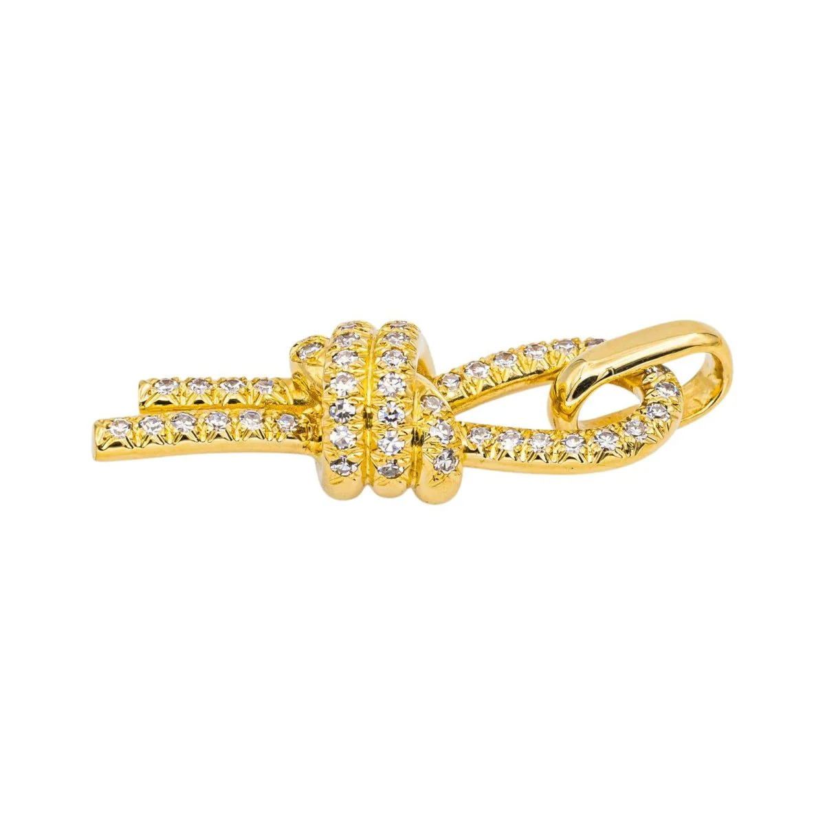 Pendentif en or jaune et diamants - Image 2
