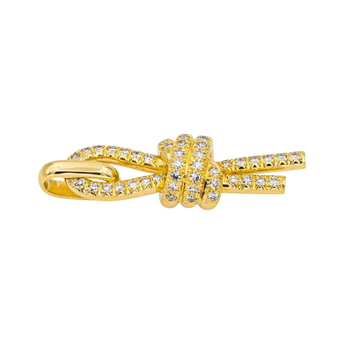 Pendentif en or jaune et diamants - Image 3