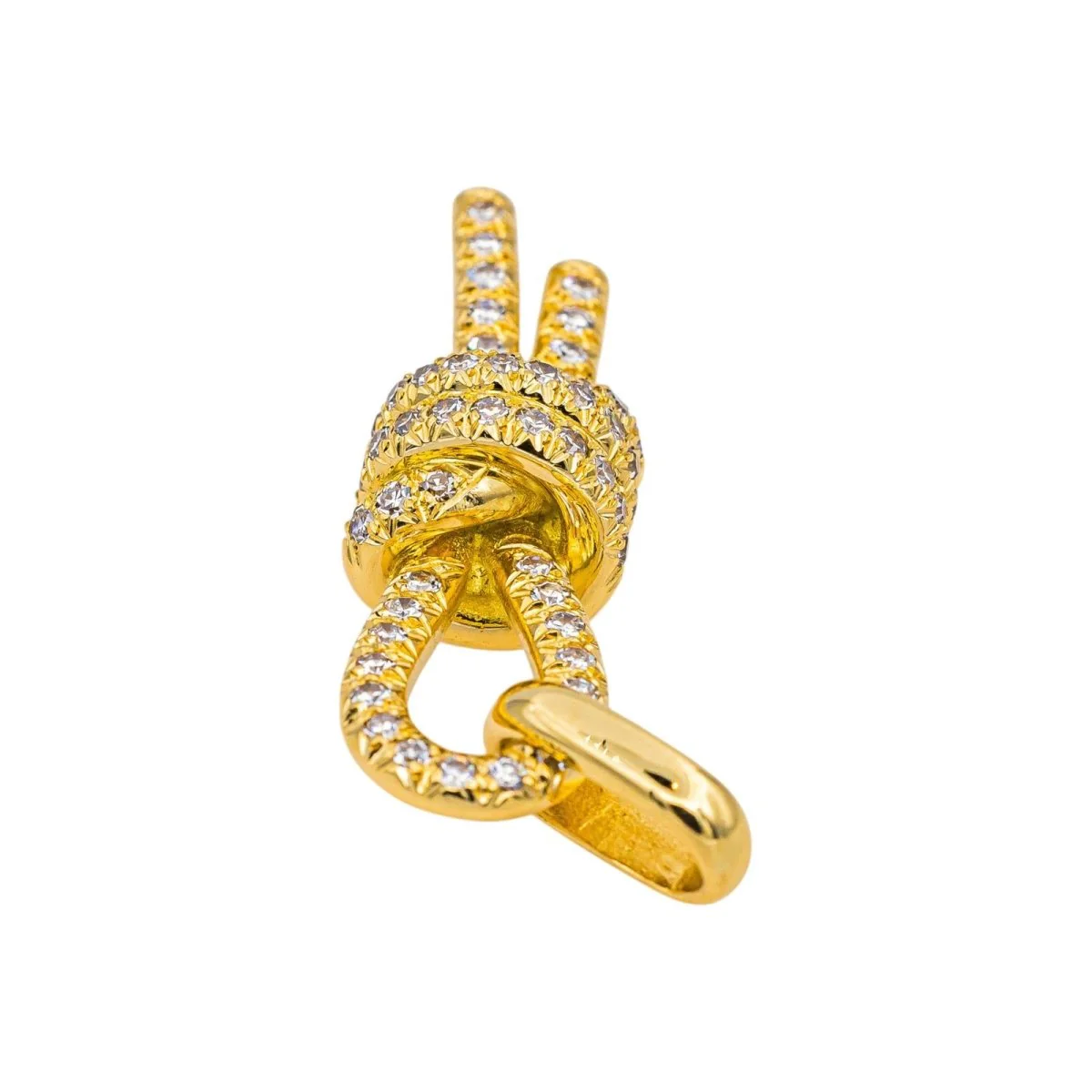 Pendentif en or jaune et diamants - Image 4