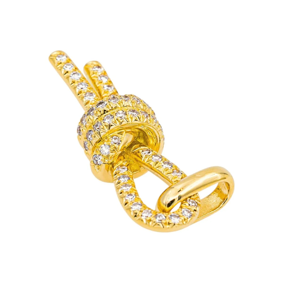 Pendentif en or jaune et diamants - Image 6