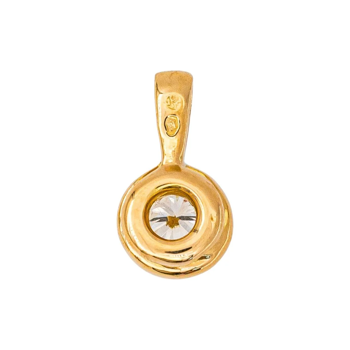 Pendentif en or jaune et diamant - Image 4