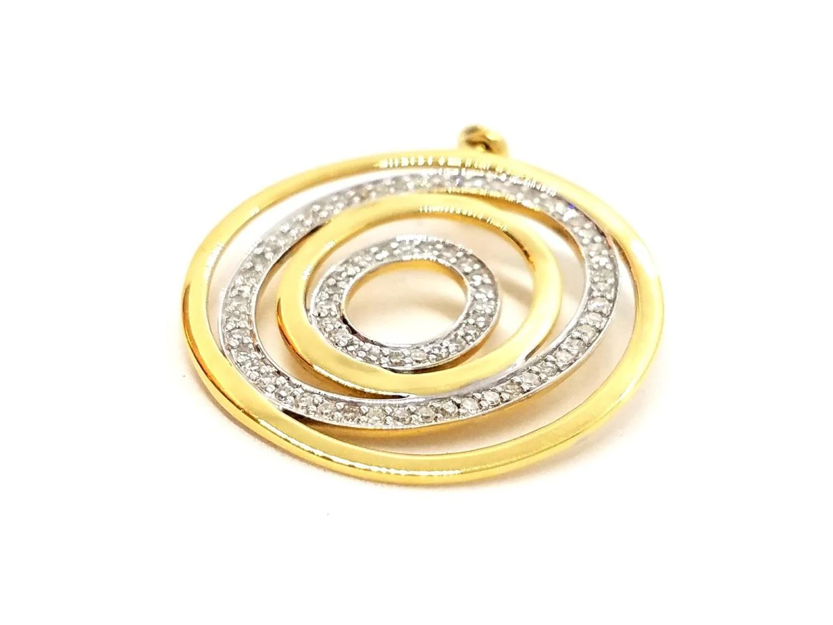 Pendentif Or jaune Diamant - Image 2