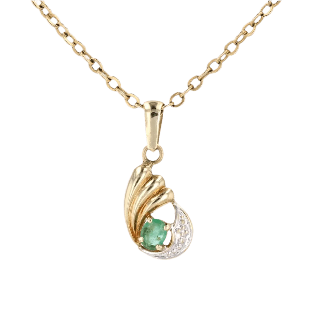Pendentif en or jaune et or blanc - Image 4