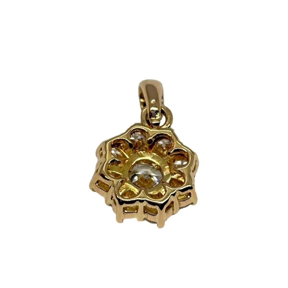 Pendentif or jaune et diamants - Image 5