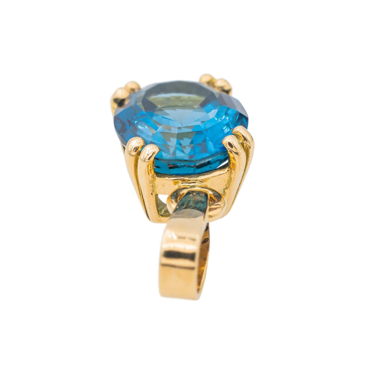Pendentif Or jaune Indigolite - Image 6