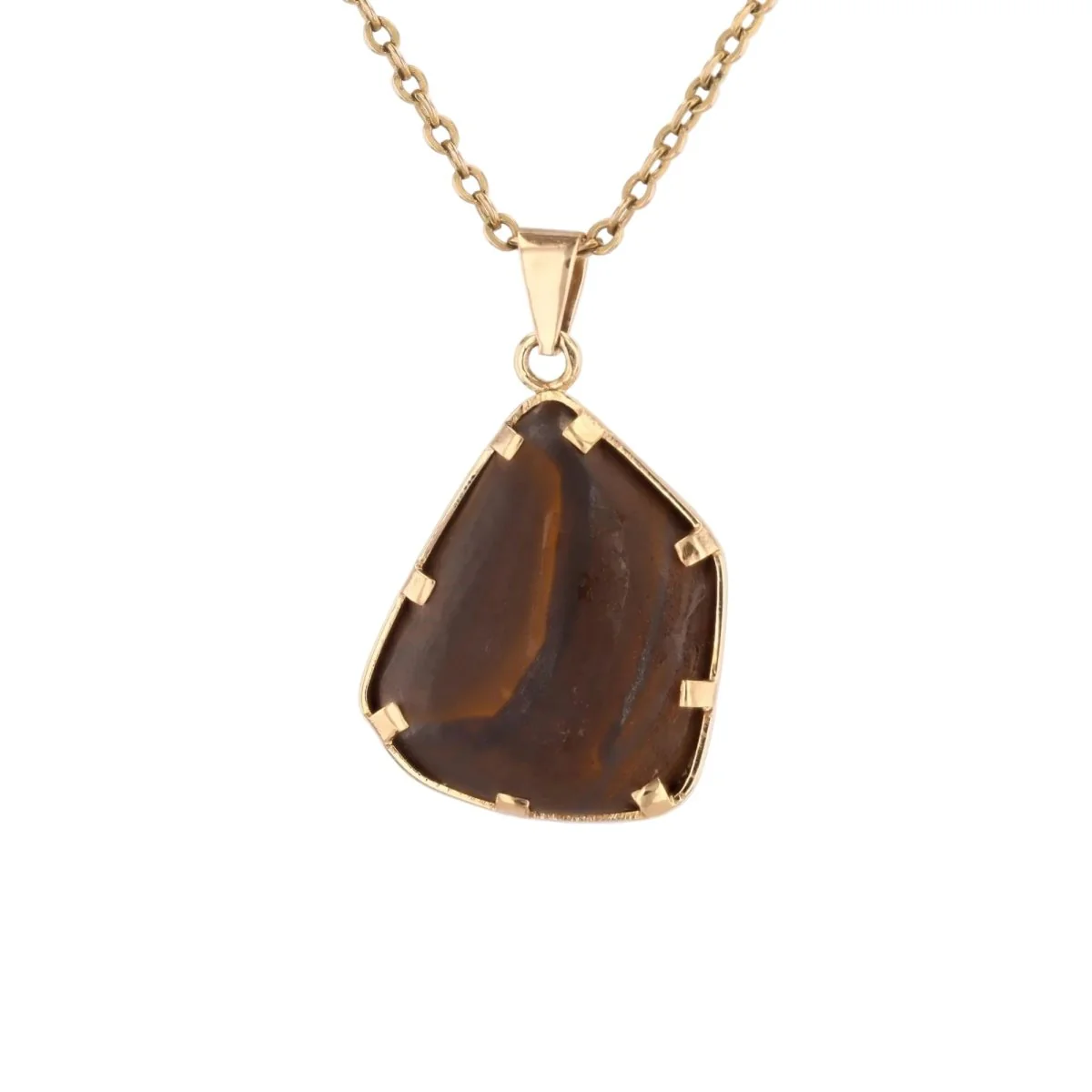 Pendentif en or jaune et opale - Image 4