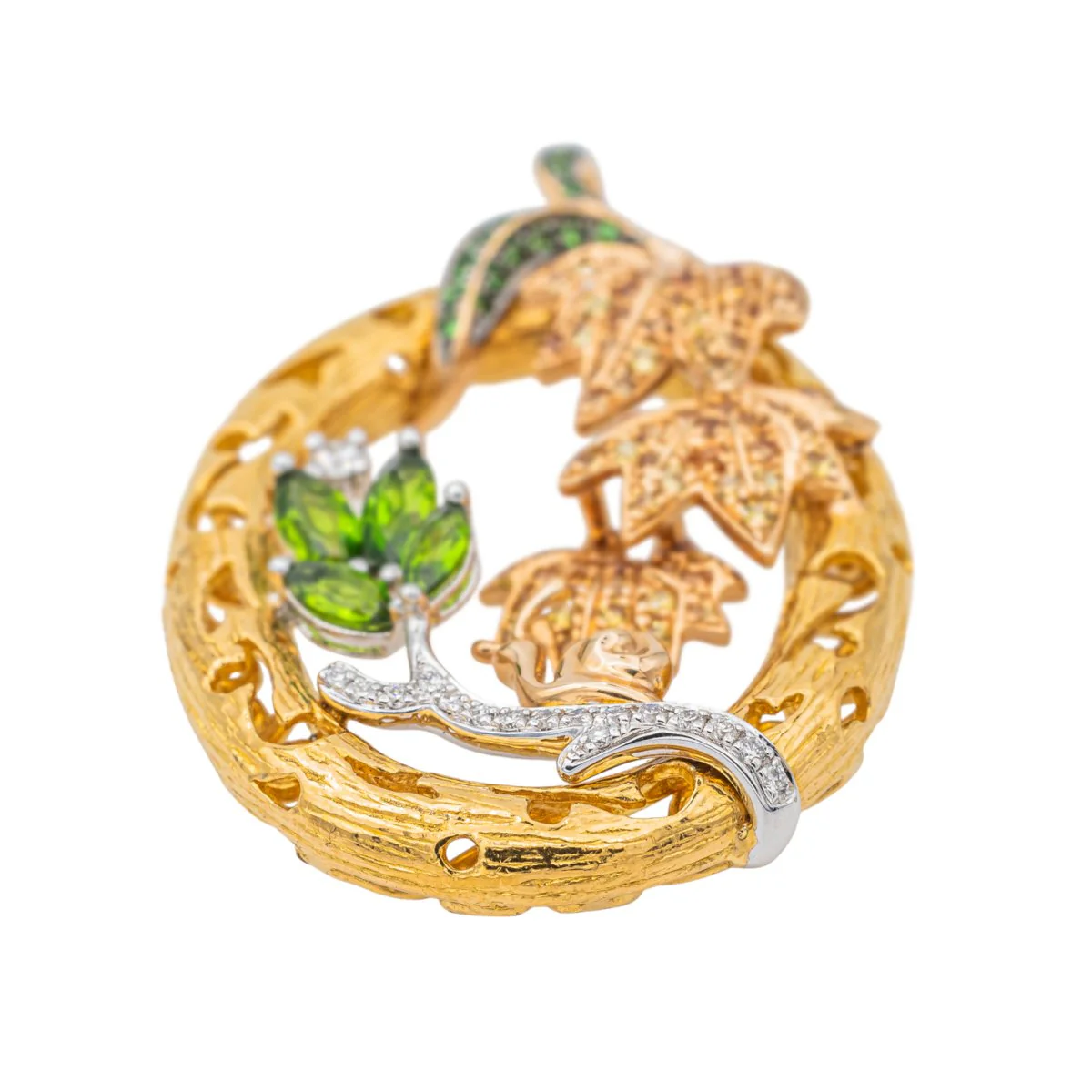 Pendentif Or jaune Saphir - Image 3