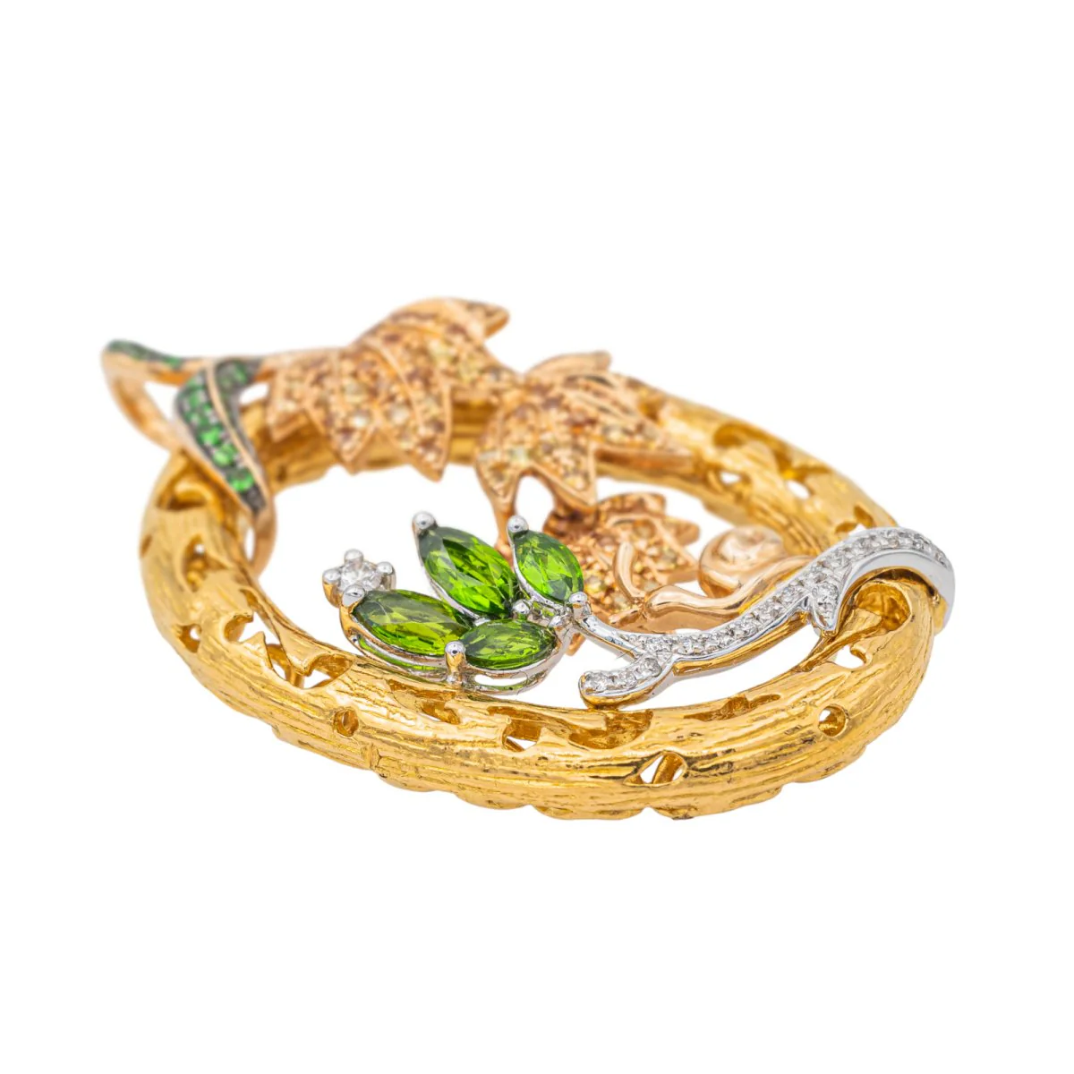 Pendentif Or jaune Saphir - Image 5