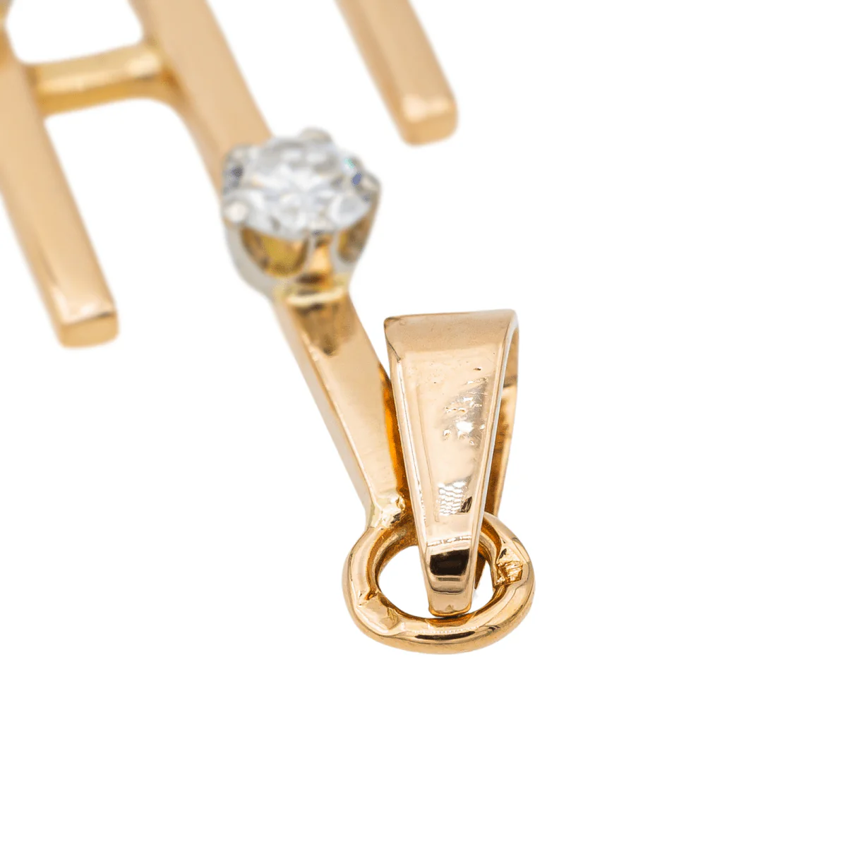Pendentif en or rose et diamants - Image 4