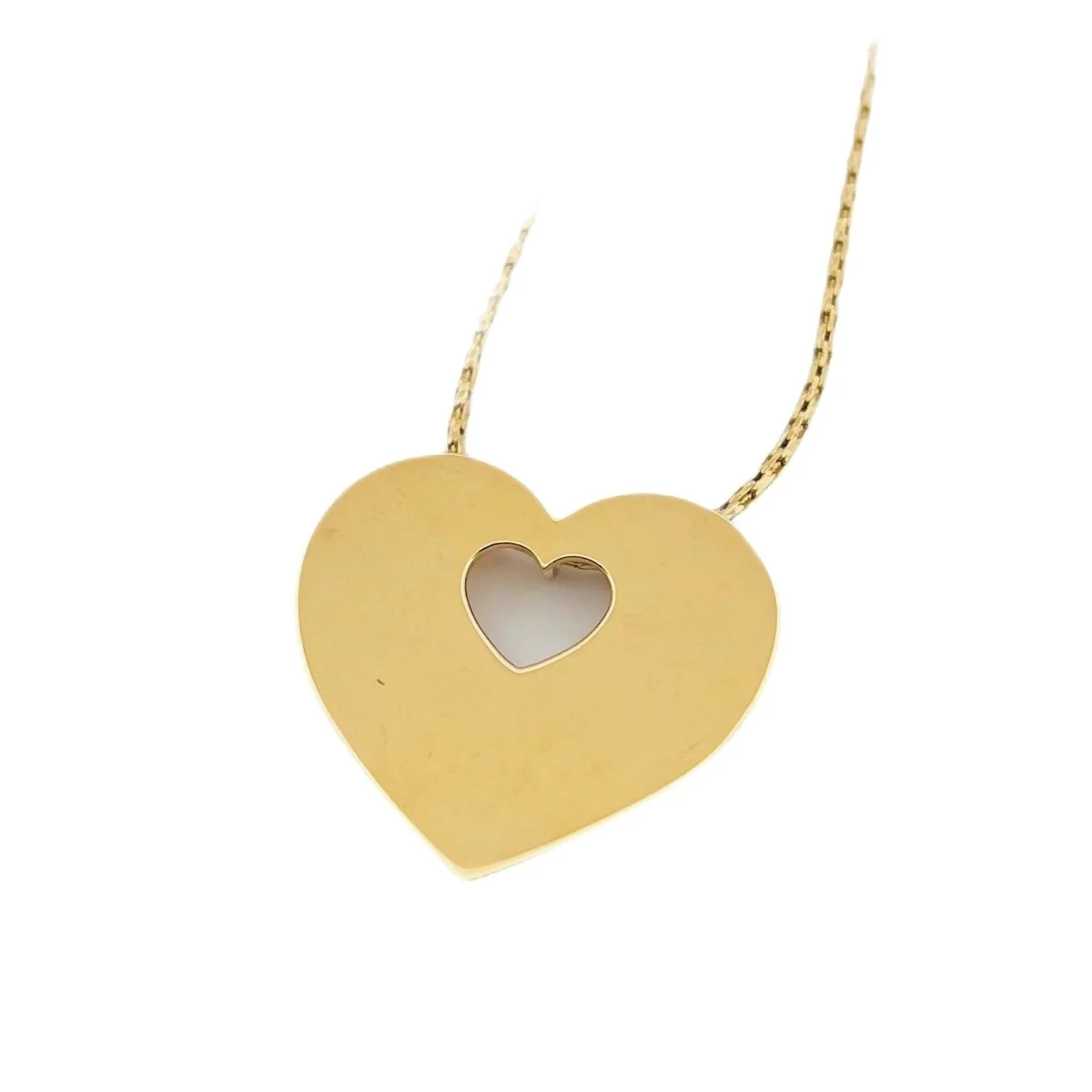Collier Pendentif POIRAY "Coeur" en or jaune
