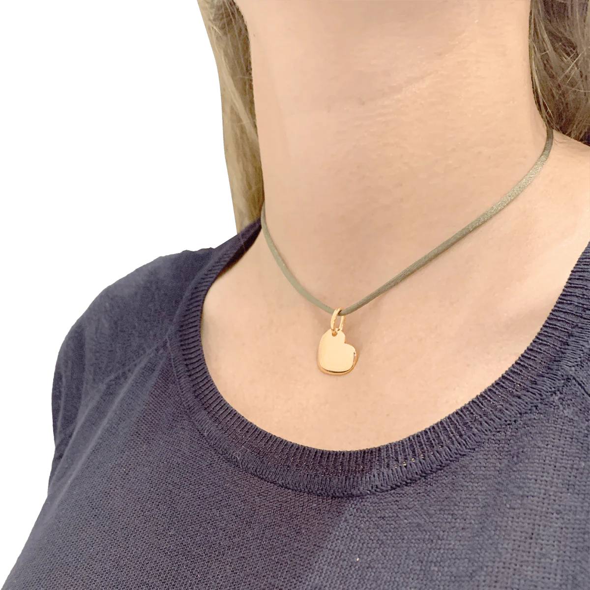 Pendentif POMELLATO "Coeur" en or rose et or jaune. - Image 2
