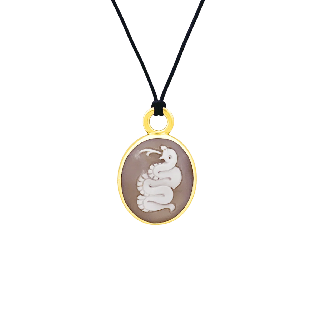 Pendentif POMELLATO "Eva" en or rose et camée
