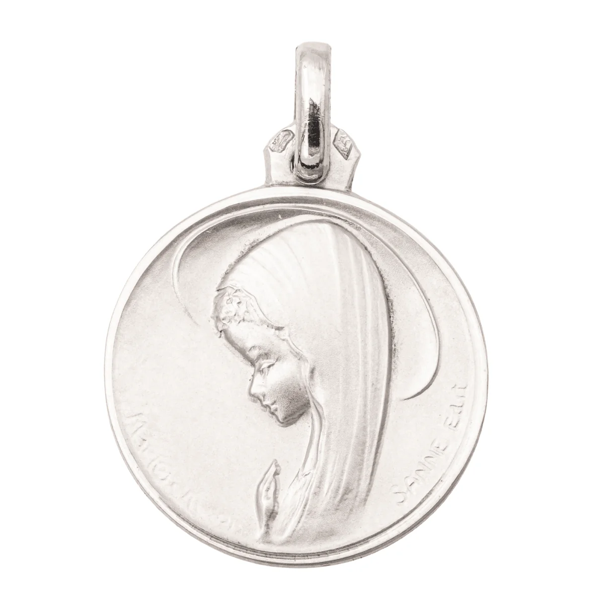 Pendentif Religieux Or blanc