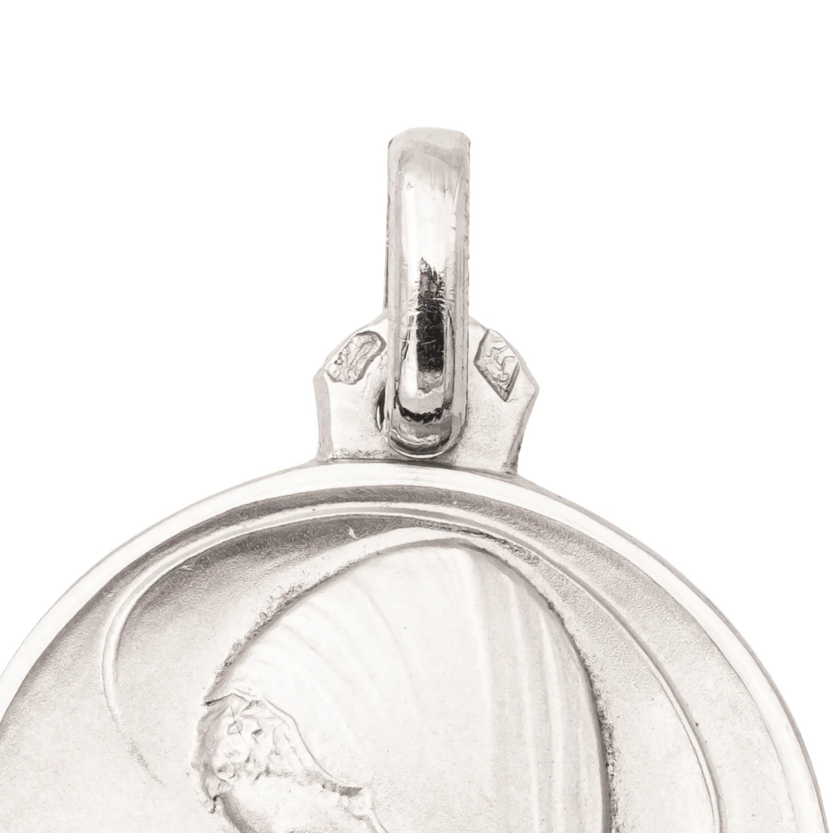 Pendentif Religieux Or blanc - Image 3